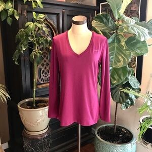 Nike Dri-fit long sleeves v-neck athletic top